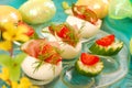 Eggs With Ham For Easter