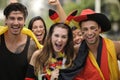 Enthusiastic German Sport Socc...