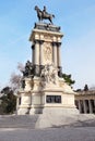 Equestrian monument to Alfonso XII in Retiro Park