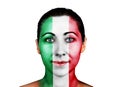 Face With The Italy Flag