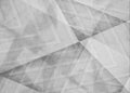 Faded white and gray background, angles lines and diagonal shape pattern design in monochrome black and white color scheme