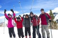 Family On A Ski Vacation