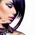 Fashion Model Girl Portrait
