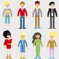 Fashion Pixel People