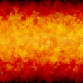 Fiery Abstract Triangle Backgr...