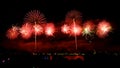 Fireworks on Australian day in Perth 2015