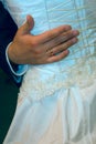 First dance of a newly-married couple