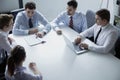 Five Business People Having A ...
