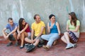 Five Young People Talking