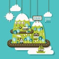 Flat Design Illustration Conce...