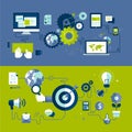 Flat Design Illustration Conc...