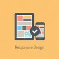 Flat Responsive Design Illustr...