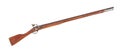 Flintlock musket rifle isolated
