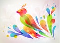 Floral Abstract Background. Ve...