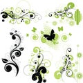 Floral Florishes Background