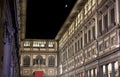 Florence Uffizi Museum Gallery at Night