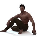 Form a male model in a pose Stock Photo