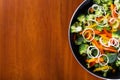 Frying Vegetables In Pan With ...