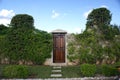 Garden Wall And Door