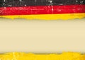 German scratched flag