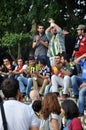 Gezi park protests in istanbul turkey june turkish protestors clash police under excessive use of violence and tear gas a Royalty Free Stock Image