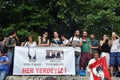 Gezi park protests in istanbul turkey june turkish protestors clash police under excessive use of violence and tear gas a Royalty Free Stock Photos
