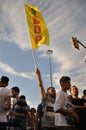 Gezi park protests in istanbul turkey june turkish protestors clash police under excessive use of violence and tear gas a Royalty Free Stock Photo