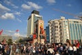 Gezi park protests in istanbul turkey june turkish protestors clash police under excessive use of violence and tear gas a Stock Photography