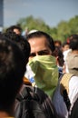 Gezi park protests in istanbul turkey june turkish protestors clash police under excessive use of violence and tear gas a Stock Photos