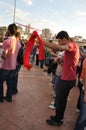Gezi park protests in istanbul turkey june turkish protestors clash police under excessive use of violence and tear gas a Stock Photography