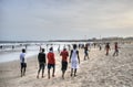 Ghanaians on the Beach for the May 1st, Labour Day Holiday