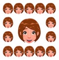 Girl Expressions With Lip Sync