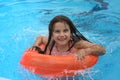 Girl In Pool