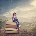 Girl Reading A Book