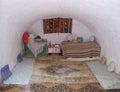 Girl room troglodyte house Tunisia