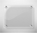 Glass Plate On White Background