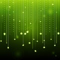 Glowing Green Diamond Background