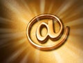 Gold At Internet Web Background