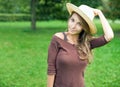 Gorgeos Young Brunette Girl In...