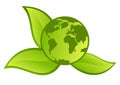 Green Planet - sign/button