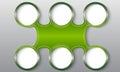 Green Vector Circular Object