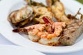 Grilled Food On Plate