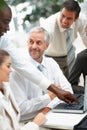A Group Of Business People Enj...