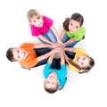 Group Of Children Sitting On T...