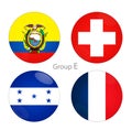 Group E - Ecuador, Switzerland, Honduras, France