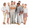 Group Of Happy Business People...