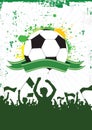 Grunge Soccer Background 1