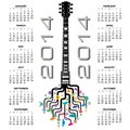 2014 Guitar Calendar