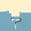 Hand Drawn Paint Roller