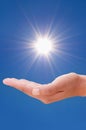 Hand And Sun